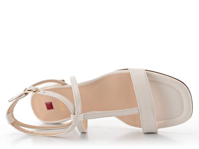 Högl páskové luxusní sandály Creme 1-101550