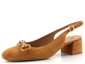 Högl semišové lodičky s volnou patou camel 1-104112-2200