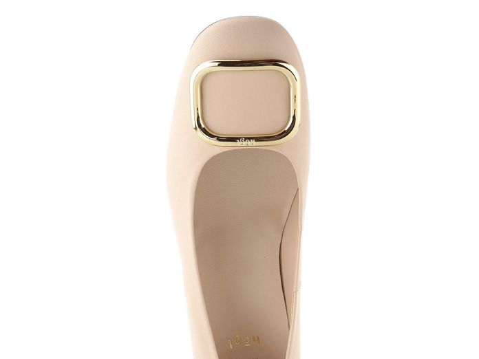 Högl hladké kožené lodičky se sponou sand 1-104000-1300