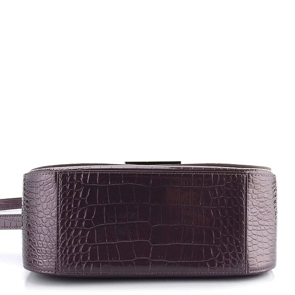 Högl luxusní kabelka kroko lak gun 6-142816-7300