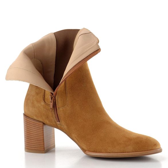 Högl chelsea kotník na podpatku camel 0-106612-1100