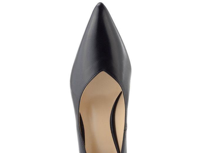 Högl kožené lodičky na širokém podpatku černé 0-104500-0100