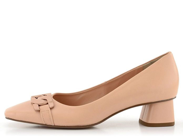 Högl lodičky s karé špičkou Light nude 3-104020