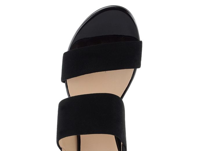 Högl páskové semišové sandály black 9-101112