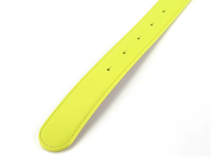 Högl dámský luxusní kožený opasek Lime/Sahara 7-156010