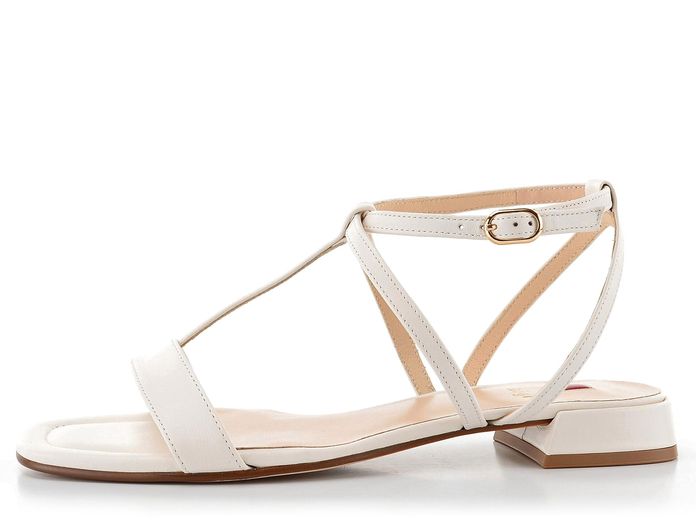 Högl páskové luxusní sandály Creme 1-101550