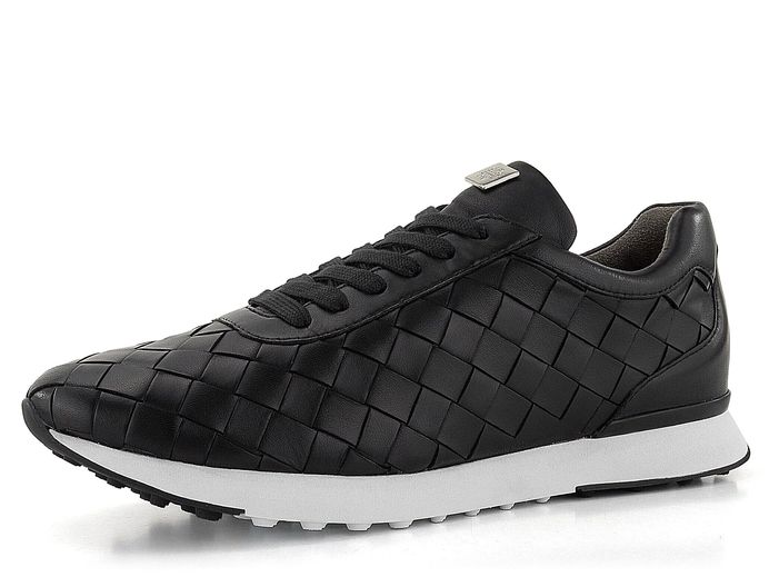 Högl luxusní proplétané polobotky Black 3-102340