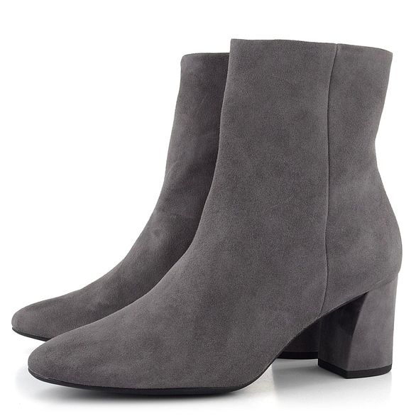 Högl elegantní velurový kotník Asphalt 4-135102