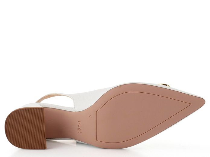 Högl lodičky s volnou patou creme 1-104623-1200