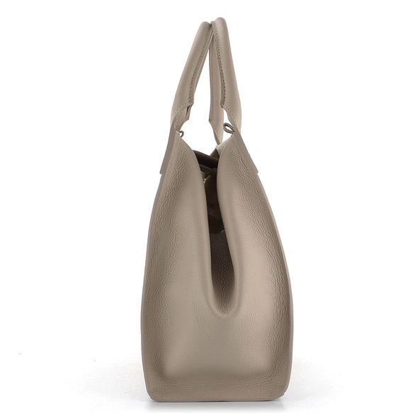 Högl menší skládaná luxusní kabelka Light Taupe 3-143710