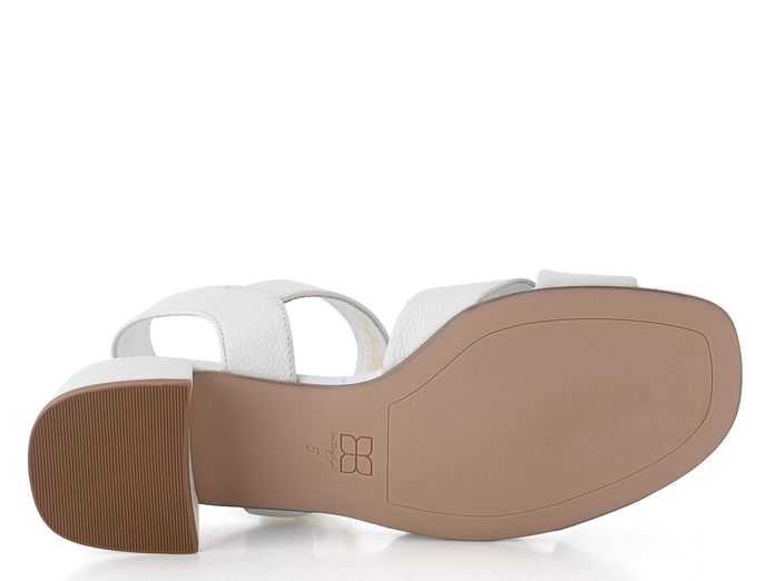 Högl luxusní sandály na podpatku creme 9-102623-1200