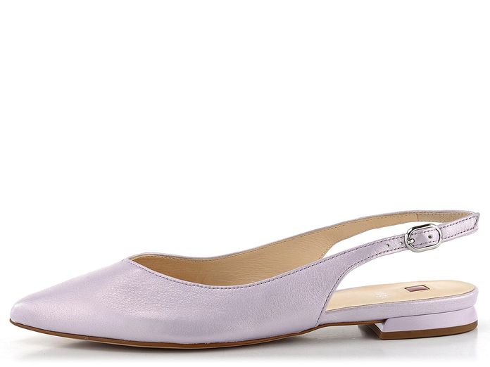 Högl luxusní  metalické baleríny s volnou patou Lavender 5-100111