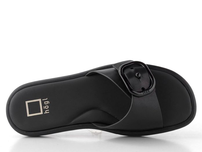 Högl kožené pantofle schwarz 1-100243-0100