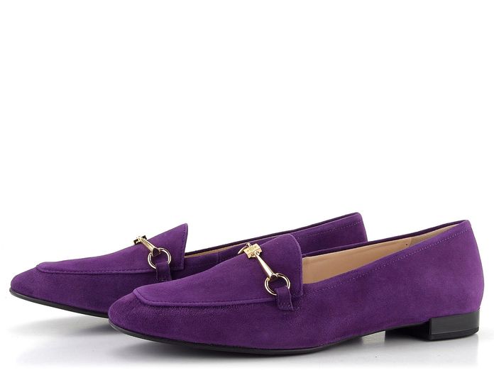 Högl semišové mokasíny s kováním Purple 6-131762