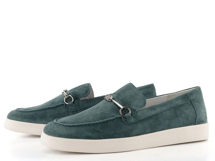 Högl semišové mokasíny skyblue 1-101212-3300