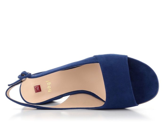 Högl semišové sandály navy 9-102112