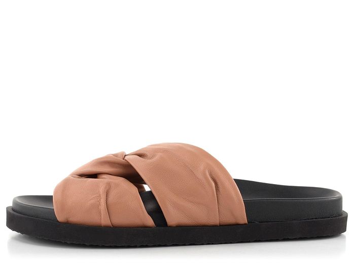 Högl pantofle s kříženými pásky Almond 3-100800