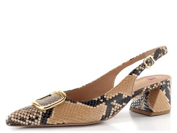 Högl hadinkové lodičky s volnou patou camel 1-104627-2200