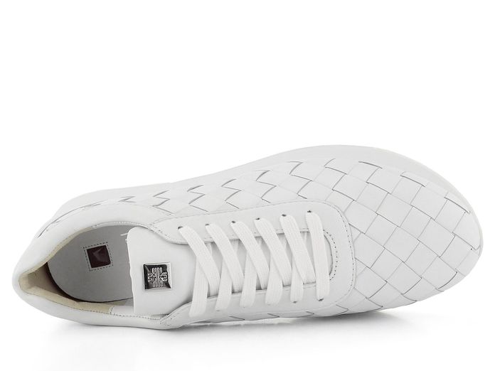 Högl luxusní proplétané polobotky White 3-102340