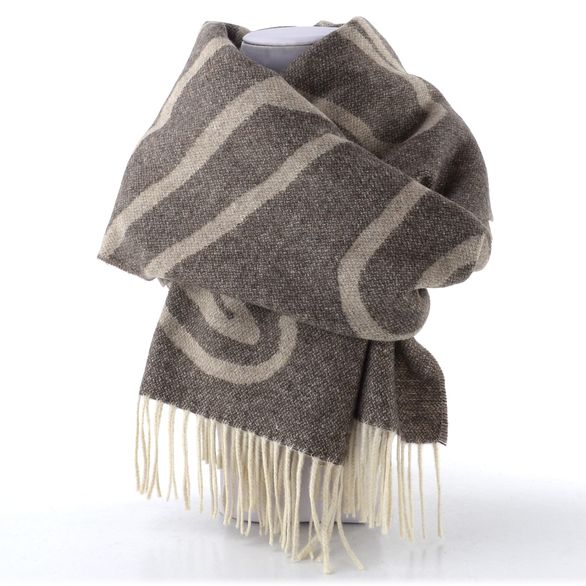 Högl kašmírový šál cashmere/darktaupe 0-157210-1494