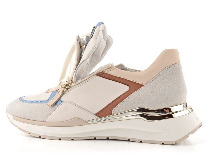 Högl kombinované sneakers polobotky Natur/Light jeans 3-101310
