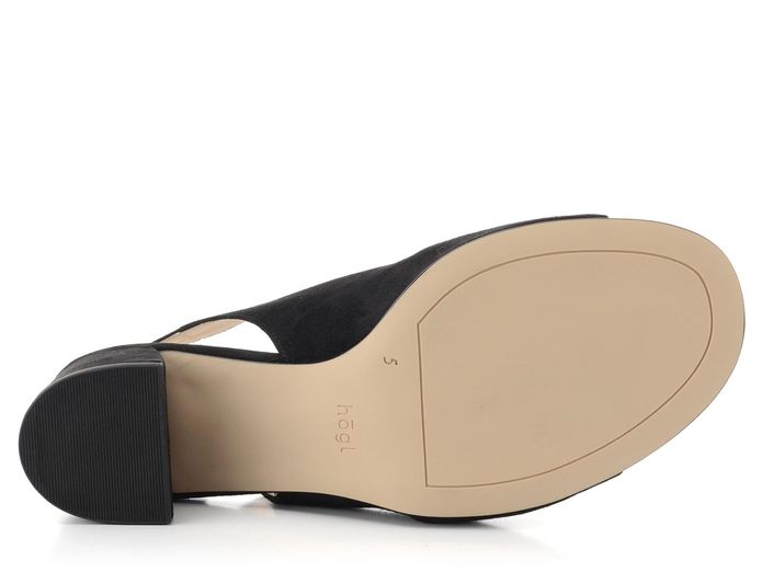 Högl semišové sandály black 9-102112