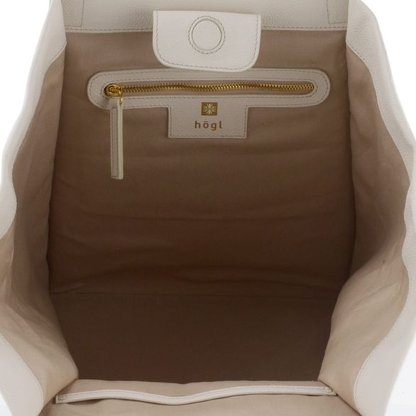 Högl skládaná luxusní kabelka Creme 5-143810