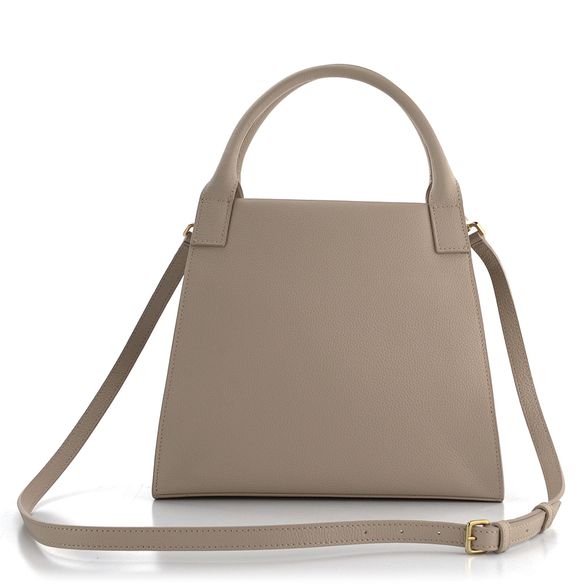 Högl menší skládaná luxusní kabelka Light Taupe 3-143710