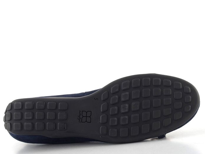 Högl semišové lodičky na klínu blue 1-103722-3200