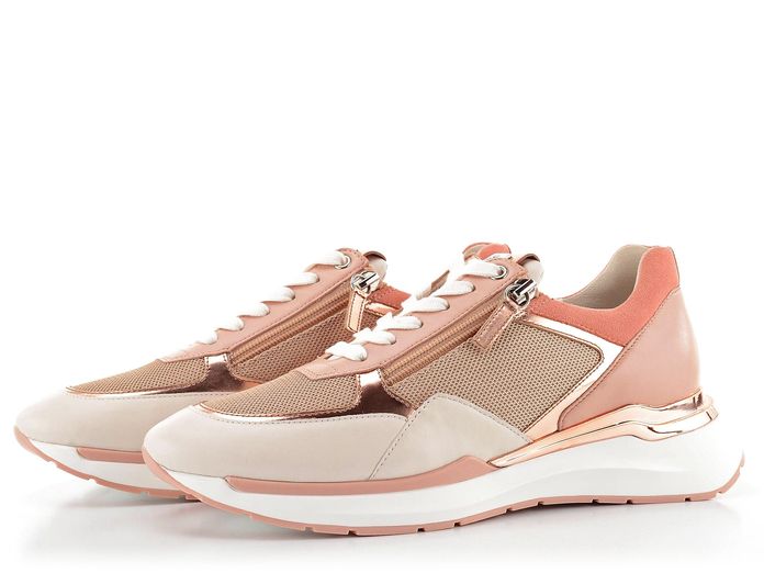 Högl kombinované sneakers polobotky Creme 1-101318