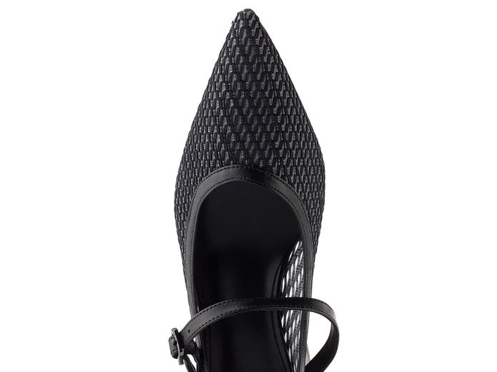 Högl vzdušné lodičky s nártovým páskem černé 1-104528-0100