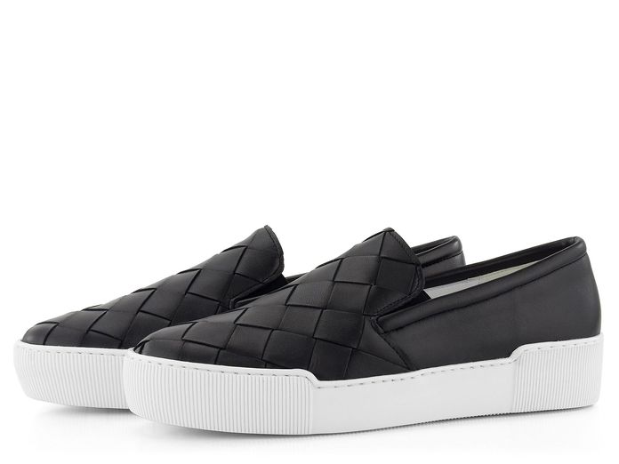 Högl prozouvací polobotky proplétané Black 3-103610
