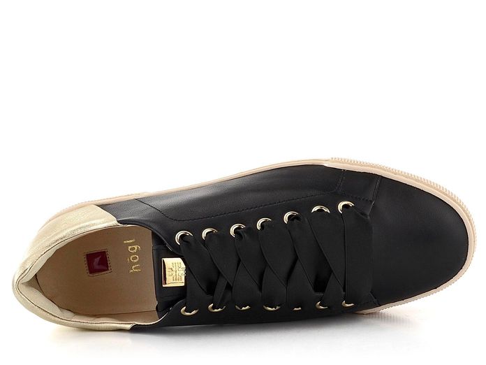 Högl sneakers polobotky Black/Platin 3-103601